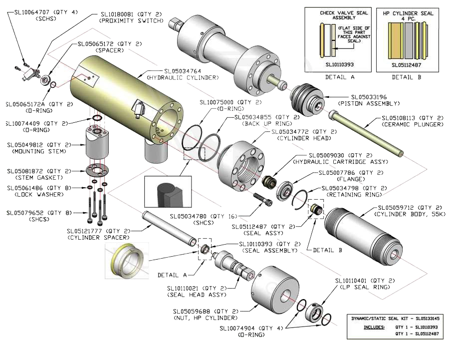 Cylinder  Hydraulic