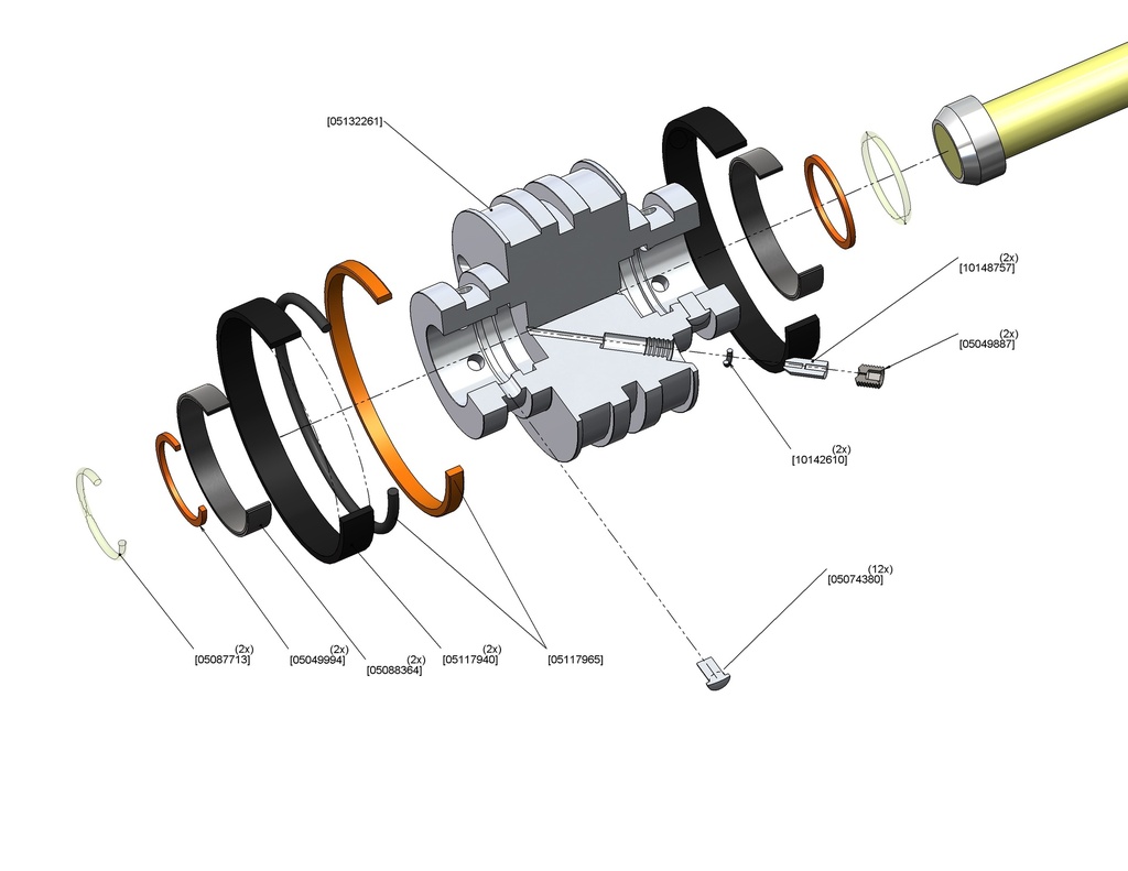 Piston Assembly  Hydraulic