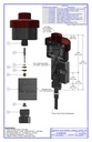 PNEUMATIC VALVE ASSEMBLY  NORMALLY CLOSED  FOOD APPLICATION