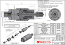 Swivel Joint Straight 1/4" 2.0