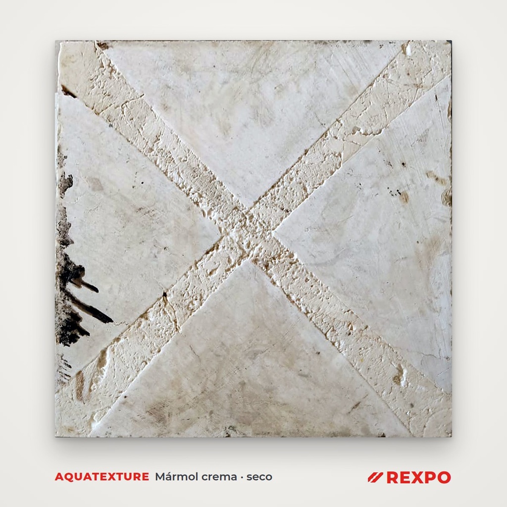 Acabado Aquatexture – mármol crema (seco)