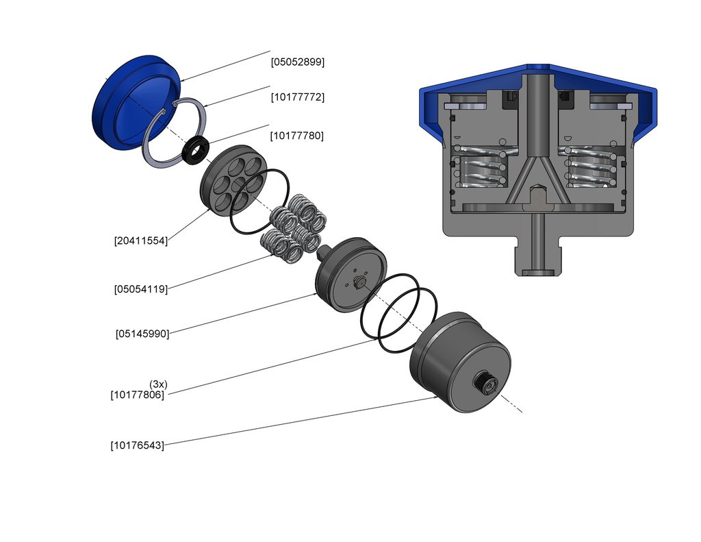 Attenuator Assembly  1-Liter