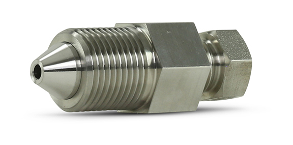 Adapter 3/8"M - 1/4"F c/ Coned insert