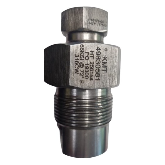 COUPLING ASSEMBLY, HP BULKHEAD - 9/16 F X 3/8 F, 49830581