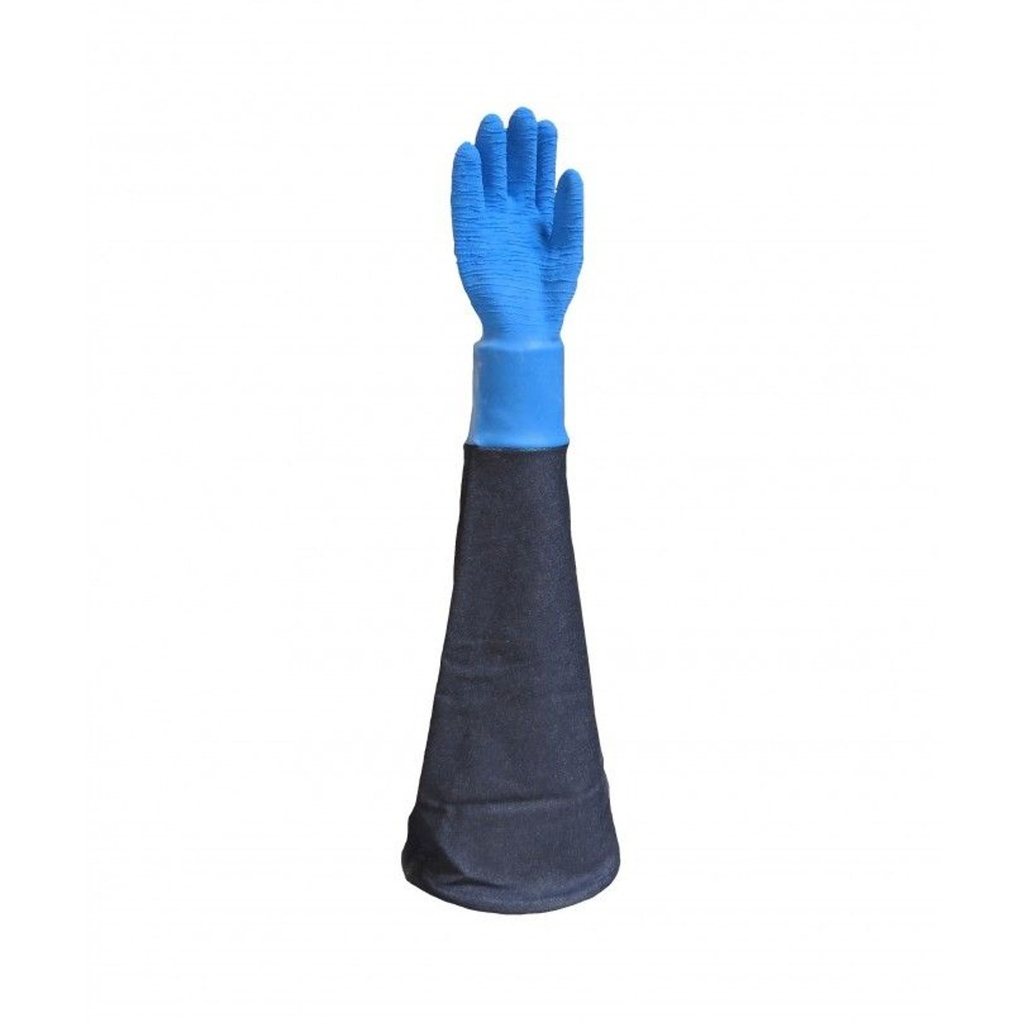 Right sleeve with high-resistance latex glove