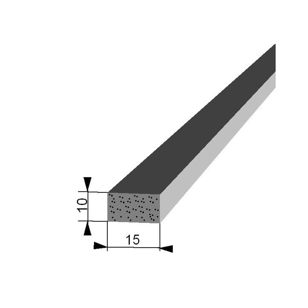 Foam seal 10 x 15 mm
