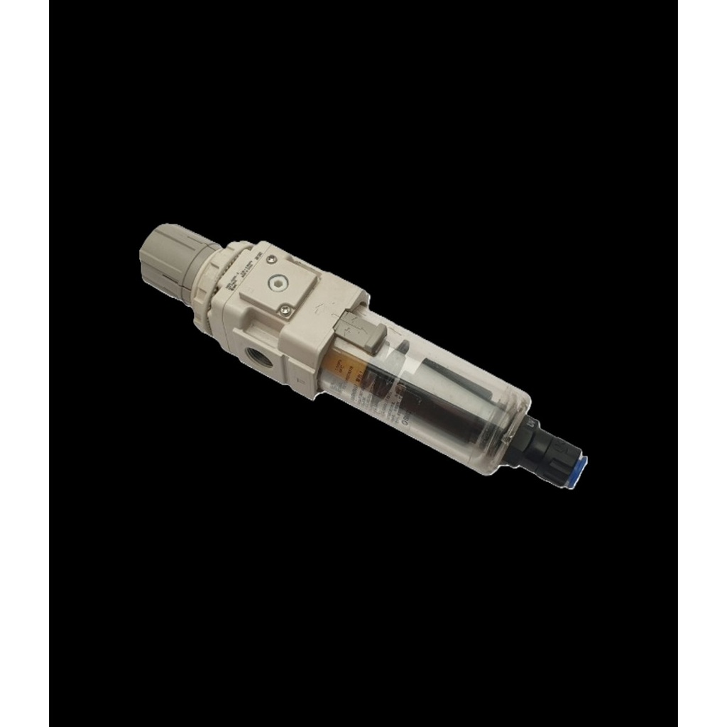 Pressure regulator with drain filter, 3/8"