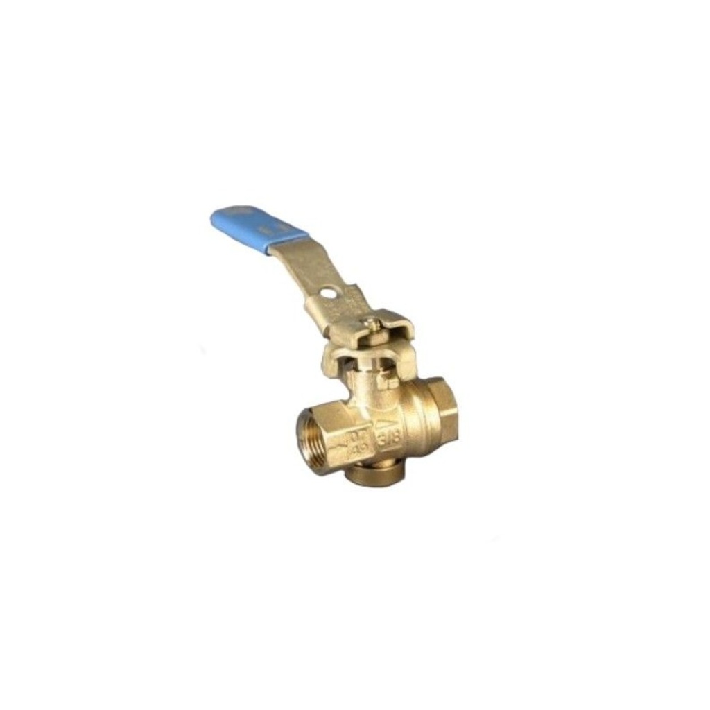 Lockable discharge valve, 3/8"