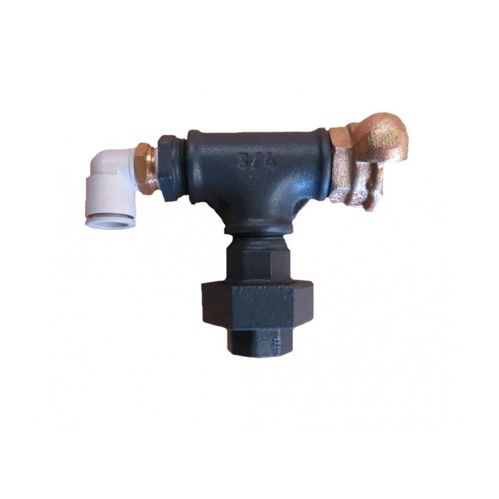 Pressure pot bottom mixing tee, 3/4", post-2018