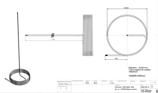 [107890] Coil Axis 1 IRB 1600,2600